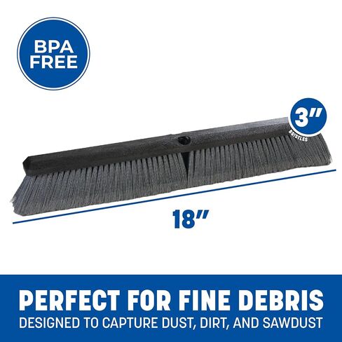 SPARTA Flo-Pac Tampico Floor Sweep, Floor Brush for Cleaning, 24 Inches, Black in Saudi Arabia