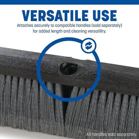 SPARTA Flo-Pac Tampico Floor Sweep, Floor Brush for Cleaning, 24 Inches, Black in Saudi Arabia