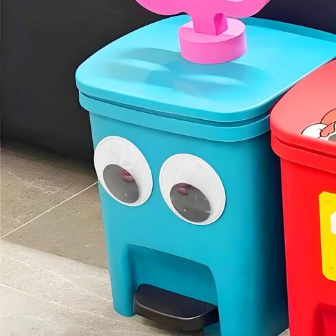 عيون جوجلي العملاقة مقاس 7.5 بوصة من FOONEA - قطعتان من العيون البلاستيكية المتذبذبة مع لاصق ذاتي لديكورات حفلات شجرة الكريسماس in Kuwait