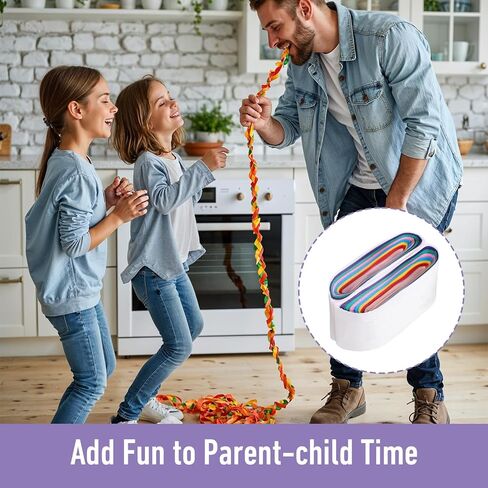 24 pcs Magic Tricks for Adults, Funny Colored Mouth Coils Magic Trick Vomit Paper Clown Props, Stage Gimmick Illusion Magics Accessories for Magician Performance in Kuwait