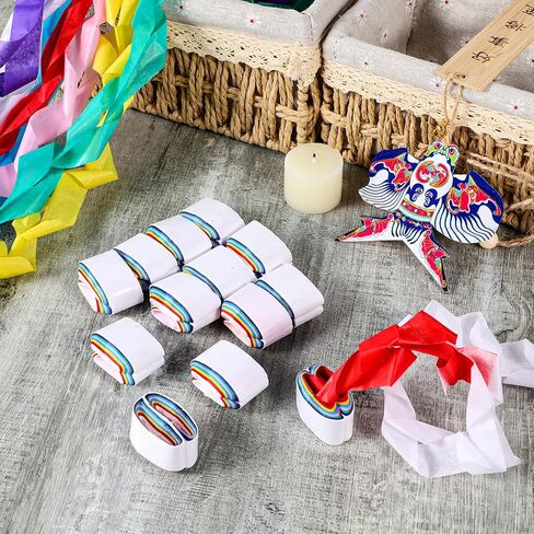 24 pcs Magic Tricks for Adults, Funny Colored Mouth Coils Magic Trick Vomit Paper Clown Props, Stage Gimmick Illusion Magics Accessories for Magician Performance in Kuwait