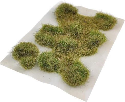 Static Grass Mat, Pre-Glued Realistic Model Turf Sheets for Train Scenery, Railway Landscape, Architectural Models, Diorama Terrain, Wargaming & DIY Garden Displays (Autumn Green) in Saudi Arabia