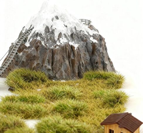 Static Grass Mat, Pre-Glued Realistic Model Turf Sheets for Train Scenery, Railway Landscape, Architectural Models, Diorama Terrain, Wargaming & DIY Garden Displays (Autumn Green) in Saudi Arabia