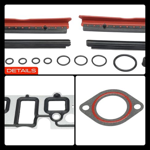 مجموعة حشية مشعب السحب للمحرك السفلي A-Premium متوافقة مع Chevy، Olds، Pontiac، Buick - 95-09 - LaCrosse، Camaro، Firebird، Riviera، Regal، Allure، 88، 98، LSS، Bonneville، Grand Prix، V6 3.8L in Saudi Arabia