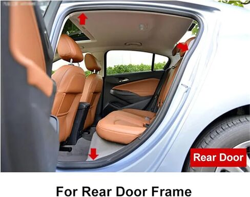 Automotive Car Front Rear Door Frame Trunk Rubber Seal Trim Strips Doors Edge Guard Buffers(3meters) in Saudi Arabia