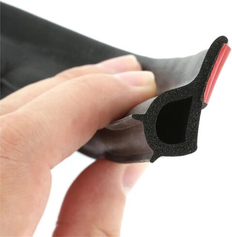 Universal Weather Pickup Truck Van Tail Gate Seal Strip Soundproof Black Rubber in Saudi Arabia