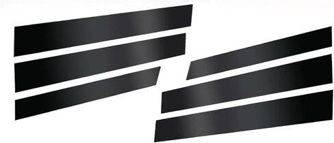 6pcs/Set for 2007 2008 2009 2010 2011 Black Car Exterior Door Window Pillar Posts Piano Cover Trim Decor Accessories in Saudi Arabia