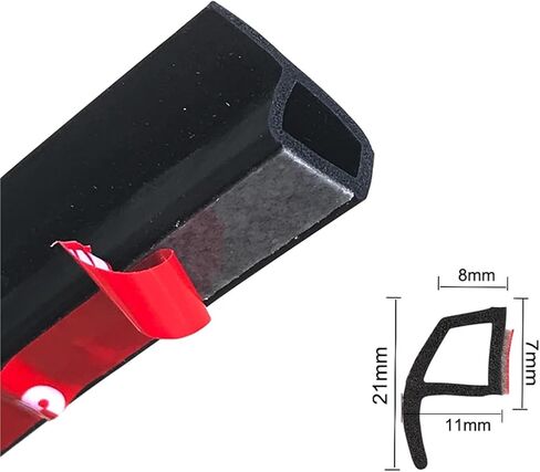 1Meter Type Car Rubber Seal Sound Insulation Weatherstrip Edge Trim Noise Insulation Car Door Sealing Strip(P Type) in Saudi Arabia