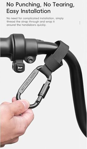 2 Pack Black Bike Accessory Hook, Heavy Duty Helmet Hanger with Carabiner Clip for Bicycle, Motorcycle, Golf Cart, Gear Storage, Goggles, Headset Mount (Universal Roll Bar Hook) in Saudi Arabia