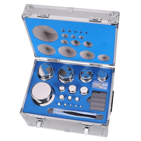 Goetland Certificated F1 Scale Calibration Weight Kit Set 25 pcs 1mg-1kg Stainless Steel High Precision for Balance Digital Scale Lab Education in Saudi Arabia