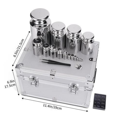 Goetland Certificated F1 Scale Calibration Weight Kit Set 25 pcs 1mg-1kg Stainless Steel High Precision for Balance Digital Scale Lab Education in Saudi Arabia