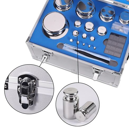 Goetland Certificated F1 Scale Calibration Weight Kit Set 25 pcs 1mg-1kg Stainless Steel High Precision for Balance Digital Scale Lab Education in Saudi Arabia