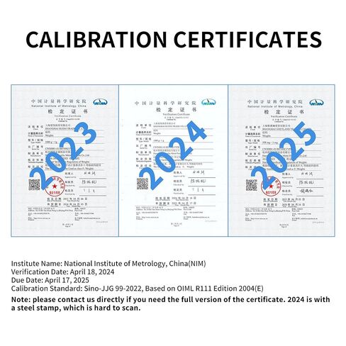 Goetland Certificated F1 Scale Calibration Weight Kit Set 25 pcs 1mg-1kg Stainless Steel High Precision for Balance Digital Scale Lab Education in Saudi Arabia