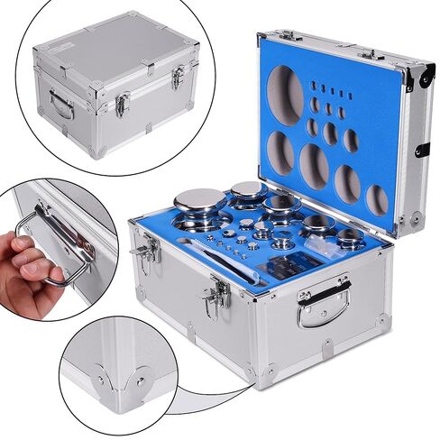 Goetland Certificated F1 Scale Calibration Weight Kit Set 25 pcs 1mg-1kg Stainless Steel High Precision for Balance Digital Scale Lab Education in Saudi Arabia