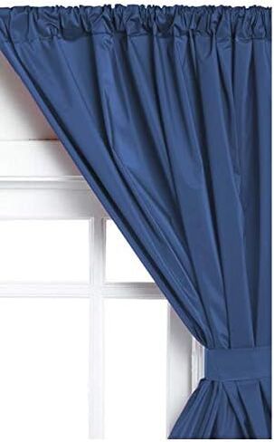 ستارة نافذة الحمام المصنوعة من الفينيل من Carnation Home Fashions، باللون الأبيض in Saudi Arabia