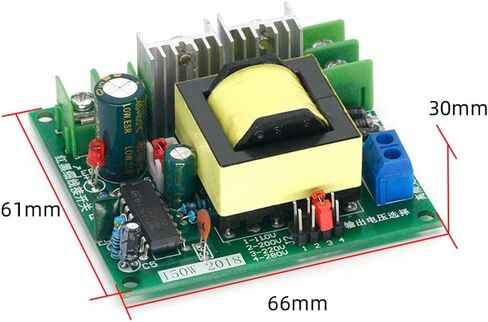 150 واط عاكس الطاقة DC-AC دفعة وحدة مجلس DC12V إلى 110 فولت 220 فولت محول خطوة المتابعة العاكس الجهد منظم الطاقة in Kuwait