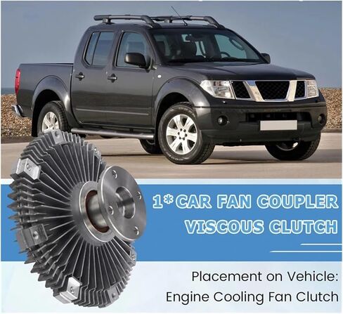 Engine Coupling Fan Assembly Compatible With Nissan Navara D40 YD25 Radiator Cooling Fan Clutch 21082-EB70B 21082EB70A 21082EB70C in Saudi Arabia