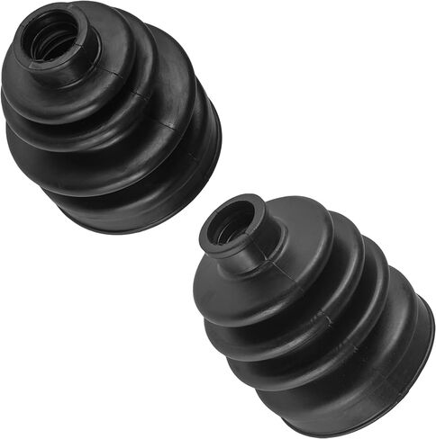 Caltric Front Axle Inner Outer Cv Boot Kit Compatible with Yamaha Big Bear 400 Yfm400F 4X4 2002-2006 in Saudi Arabia