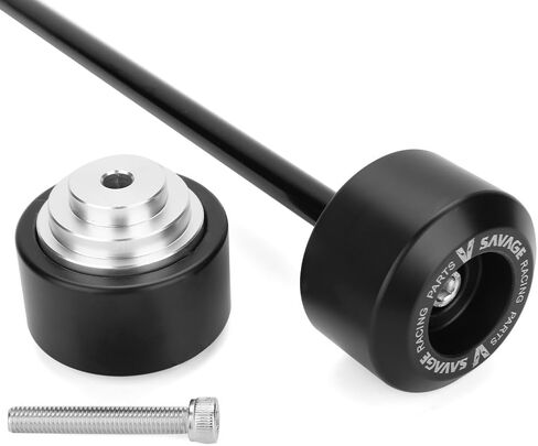 Motorcycle Frame Slider Front Motorcycle Front and Rear Wheel Axle Anti-Fall Rubber Protection Bar for XSR900 MT-09 SP Tracer 9/GT(Front-wheel) in Saudi Arabia