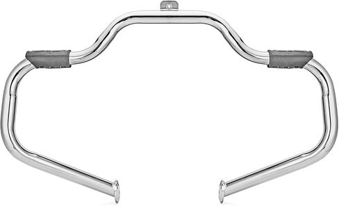 Wsays Front Engine Guard Highway Crash Bar Moustache متوافق مع Harley Touring Electra Street Glide Road King 1997-2008، كروم in Kuwait