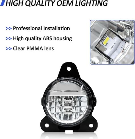 مصباح ضباب LED كامل يناسب 2018 2019 2020 فولفو VNR 300 400 640 للسائق الأيسر والجانب الأيمن للراكب الأمامي مصابيح الضباب للقيادة، استبدال غطاء الكروم 82744707 in Kuwait