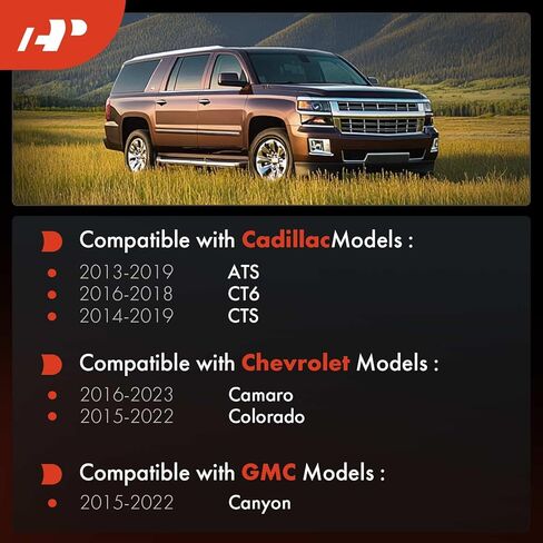 A-Premium Front Engine Timing Cover Compatible with Chevrolet, GMC and Cadillac Vehicles - Camaro 2016-2023, Colorado 2015-2022, CTS 2014-2019, Canyon 2015-2022, ATS 2013-2019, CT6 2016-2018 in Saudi Arabia