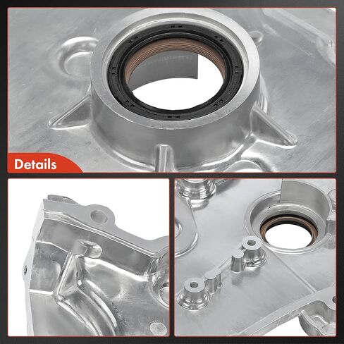A-Premium Front Engine Timing Cover Compatible with Chevrolet, GMC and Cadillac Vehicles - Camaro 2016-2023, Colorado 2015-2022, CTS 2014-2019, Canyon 2015-2022, ATS 2013-2019, CT6 2016-2018 in Saudi Arabia