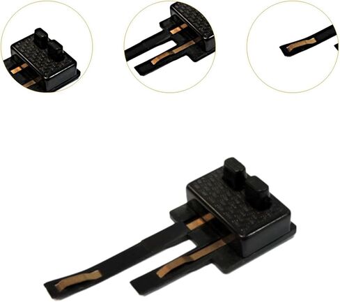 Model Trains HO Scale Digital Power Connecting Clip,Spare Part, 1:87 Scale,Model Railway Accessories for HO Model Trains DIY, Black in Saudi Arabia