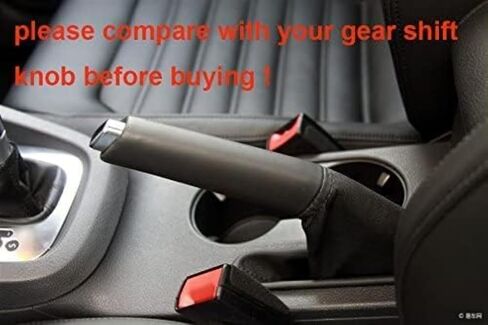 متوافق مع Volkswagen Jetta 2011-2016 / Golf 2015 2016 / Beetle Passat 2012-2016 غطاء جلدي لمستويات فرامل اليد وملحقات مواقف السيارات باللون الأسود in Saudi Arabia