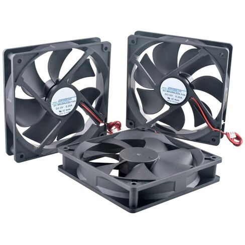 120mm Flow Cooling Fan DC5V/12V/24V 2Pin 120x120x25mm for Chassis Power Frequency Converter ACP12025(DC24V Oil Bearing) in Saudi Arabia
