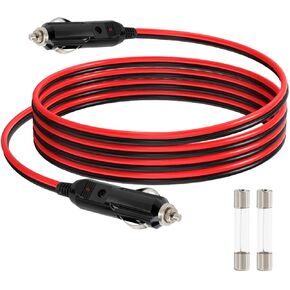 14AWG 5FT SAE إلى مقبس ولاعة السجائر، مقبس ولاعة السجائر أنثى 12 فولت مع محول عكسي SAE لمنفاخ إطارات الألواح الشمسية المحمولة in Kuwait