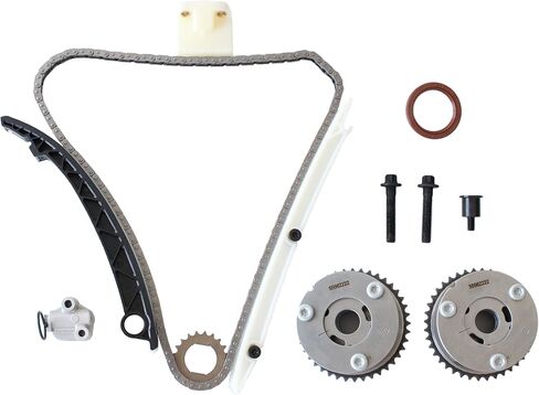AUCERAMIC 22HP47N ETCK2102 TK343 Timing Chain Kit with Sprocket Gears Fit 2011-2021 for Buick Encore for Chevrolet Cruze Limited Sonic Trax L4 1.4L 1.6L Engine Desg. LUV/LUJ,55562234 55355345 55562222 in Saudi Arabia