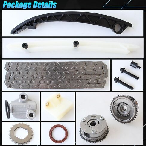 AUCERAMIC 22HP47N ETCK2102 TK343 Timing Chain Kit with Sprocket Gears Fit 2011-2021 for Buick Encore for Chevrolet Cruze Limited Sonic Trax L4 1.4L 1.6L Engine Desg. LUV/LUJ,55562234 55355345 55562222 in Saudi Arabia