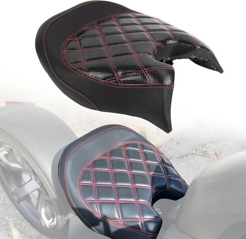 مقعد السائق PSLER Rider لـ Ryker - مقعد عريض وعالي الراحة متوافق مع Ryker 600 900 Sport Rally Edition 2019-2025، مقعد Ryker متين ومريح، أسود in Kuwait