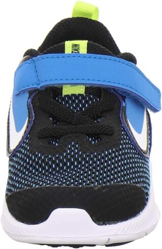 Nike Unisex-Baby Kids Downshifter 9 Velcro Running Shoe, Black/White-Laser Blue-Lemon Venom, 10C Child US Toddler in Saudi Arabia