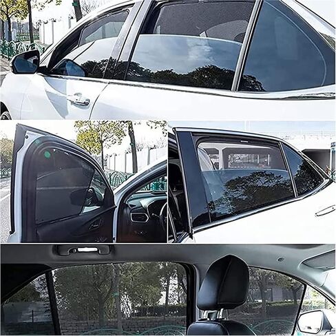 مظلة شمس للنافذة الجانبية للسيارة، مثلث، نصف، قماش، قطعة واحدة، لسيارة Toyota RAV4 2019-2022 in Kuwait