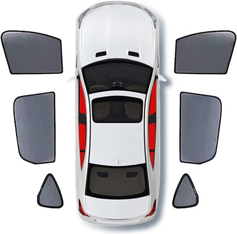 مظلة شمس للنافذة الجانبية للسيارة، مثلث، نصف، قماش، قطعة واحدة، لسيارة Toyota RAV4 2019-2022 in Kuwait
