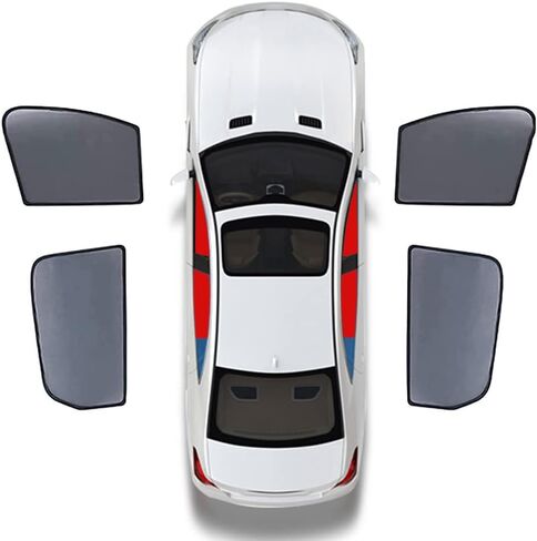 مظلة شمس للنافذة الجانبية للسيارة، مثلث، نصف، قماش، قطعة واحدة، لسيارة Toyota RAV4 2019-2022 in Kuwait
