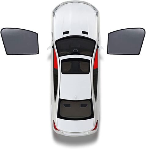 مظلة شمس للنافذة الجانبية للسيارة، مثلث، نصف، قماش، قطعة واحدة، لسيارة Toyota RAV4 2019-2022 in Kuwait