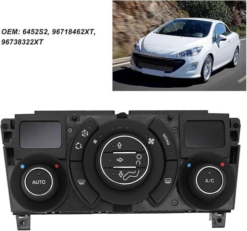 مفاتيح التحكم الدقيقة في تكييف الهواء لـ 408 308CC 3008 المناخ الأمثل 6452S2 96718462XT 6452Y3 96738322XT لوحة التحكم في المناخ in Kuwait