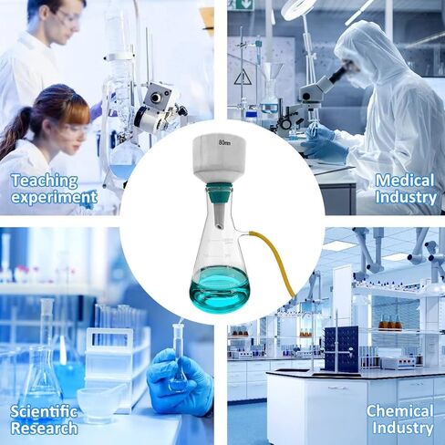 Buchner Funnel Filter Flask Set ，Laboratory High Borosilicate Glass Vacuum Filter with 1000ml Filter Bottle and 250ml Buchner Funnel in Saudi Arabia