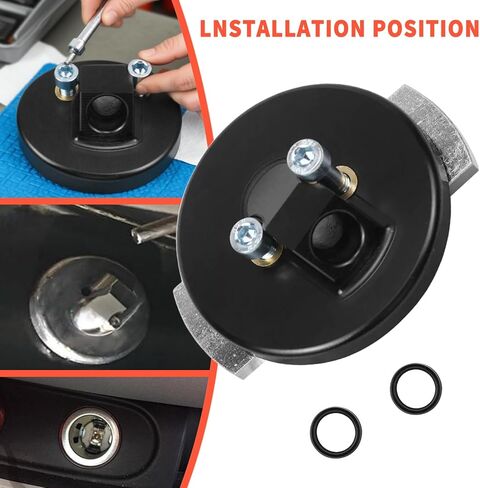 F4TZ-6753-A Dipstick Adapter Repair Kit for Ford 7.3L Powerstroke F250 F350 F450 F550 1994-2003 Excursion 2000-2003 Van E250 E350 1995-2003 Replace Diesel Dipstick(Silver) in Saudi Arabia