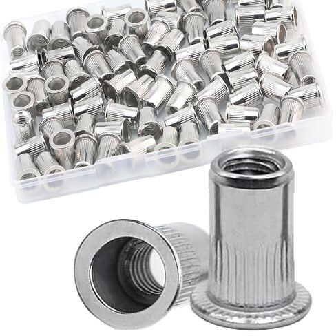 915pcs Rivet Nut Kit SAE UNC Rivet Nuts Assortment 6#-32, 8#-32, 10#-24, 1/4"-20, 5/16"-18, 3/8"-16, 1/2"-13, Zinc Plated Carbon Steel Nut Inserts Rivnuts Nutserts Kit - JROUTH in Saudi Arabia