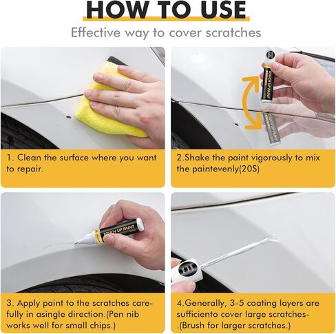 (Baltic Gray (PAS/WAS) Car Touch Up Paint For JEEP, Car Paint Scratch Repair Kit, Quick & Easy Solution to Repair, 2 in 1 Scratch Remover Pen With Color-Matched in Saudi Arabia