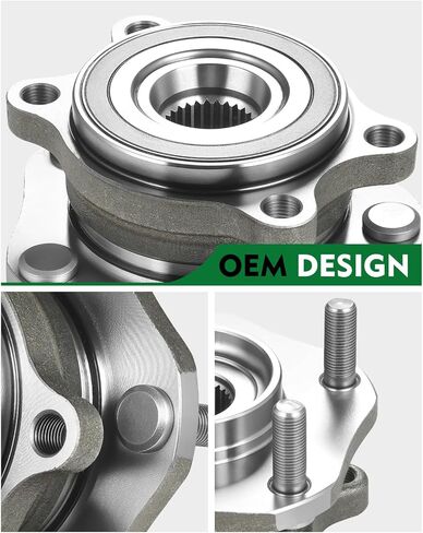 Set of 2 Front Wheel Bearing and Hub Assembly with 5-Lug Fit for:-Nissan Rogue 2020 2021 2022 2023 1.5L 2.5L, Rogue Sport 2020 2021 2022 2.0L Replace OE# 513357 402024BA0A 40202-4BA0A in Saudi Arabia