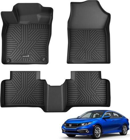 Floor Mats for Honda CRV CR-V 2023-2026 (Include Gas & Hybrid), All Weather TPE Protection Floor Liners Accessories, 1st & 2nd Row in Saudi Arabia