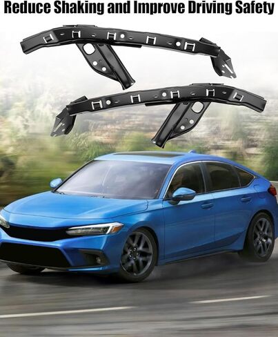 Headlight and Bumper Bracket Retainer Kit Fit for Honda Civic Sedan 2012 2013 2014 2015 Replace 71190-TR0-A00 71140-TR0-A00 71198-TR0-A01 71193-TR0-A01 in Saudi Arabia