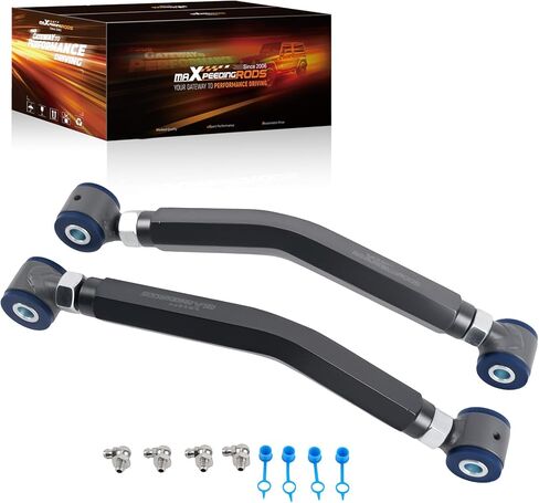 مجموعة الحدبة الخلفية maXpeedingrods +/-3° لشاحن دودج 2006-2021، أذرع التحكم من الألومنيوم القابلة للتعديل في الجزء الخلفي العلوي in Saudi Arabia