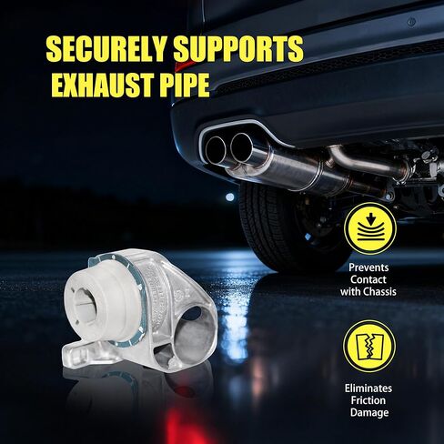 2PCS Exhaust Muffler Hanger Bracket Compatible with JEE.p Cherokee 2014-2023 Chry.sler 200 2015-2017, Replaces# 68185869AB in Kuwait