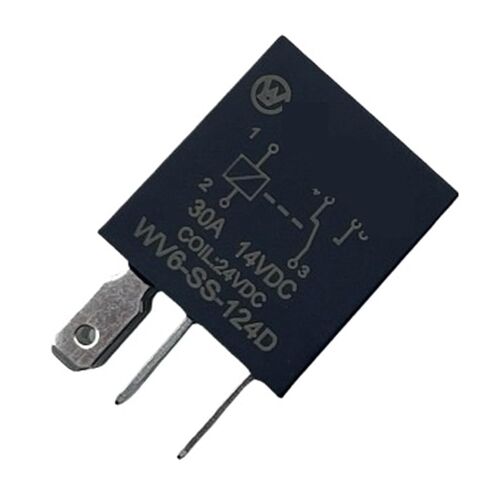 WV6 30A 5-pin 12V24V البنفسجي مروحة سيارة تكييف الهواء مضخة زيت التتابع HFV6(WV6-SS-124D) in Kuwait